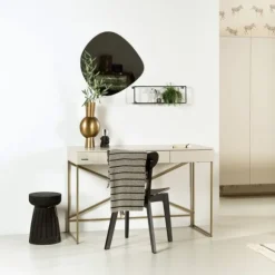 Kidsmill Intense II Bureau - Oatmeal / Patinated Brass