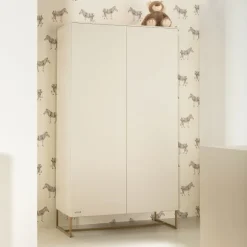 Kidsmill Intense II Kast 2-Deurs - Oatmeal / Patinated Brass