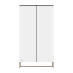 Kidsmill Intense II Kinderkamer Wit / Patinated Brass | Bedbank 90 x 200 cm + Bureau
