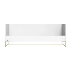 Kidsmill Intense II Kinderkamer Wit / Patinated Brass | Bedbank 90 x 200 cm + Bureau