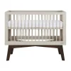 Kidsmill Sixties Babykamer Oatmeal / Walnoot | Bed 60 x 120 cm + Commode