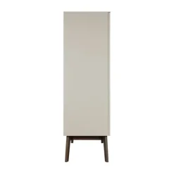 Kidsmill Sixties Kledingkast 3-deurs Oatmeal / Walnoot