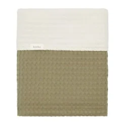 Koeka Amsterdam Wafel Ledikantdeken - Cotton Fleece - Natural
