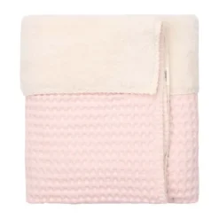 Koeka Oslo Ledikantdeken - Maat 100 x 150 - Wafel/Teddy - Candy