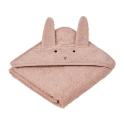 Liewood Albert Rabbit Badcape Rose