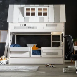 LIFETIME Kidsrooms Avonturenbed Hangout Whitewash