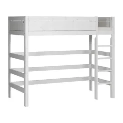 LIFETIME Kidsrooms Hoogslaper Luxe Rechte Trap Whitewash