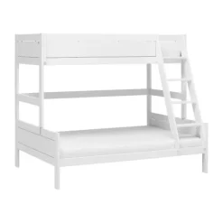 LIFETIME Kidsrooms Stapelbed Family Luxe Whitewash 140 x 200 cm