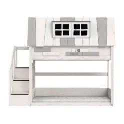 LIFETIME Kidsroom Stapelbed Met Trapkast - Premium Rolbodem