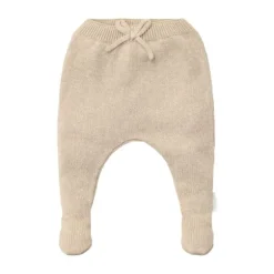 Little Dutch Gebreide Broek - Soft Beige Melee