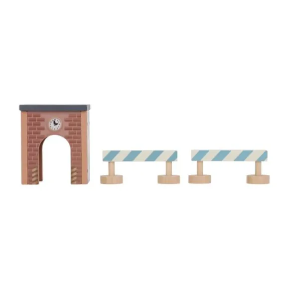 Little Dutch Kraan Set Met Treinbaan