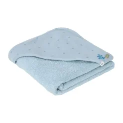 Little Dutch Pure Badcape - 100 x 100 cm - Denim Blue