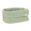 Little Dutch Pure Commodemandje Groot - 25 x 15 x 15 cm - Gebreid - Sage