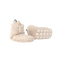 Lodger Folklore Fleece Slofjes Birch 3-6 Mnd