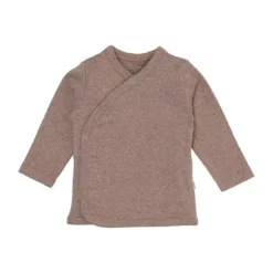 Lodger Melange Overslag Shirt - Maat 50 - Buffalo