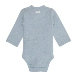 Lodger Melange Romper Lange Mouwen - Maat 50 - Blue Fogg