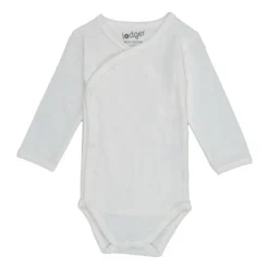 Lodger Solid Overslagromper Lange Mouw - Mt. 50 - Cloud Dancer