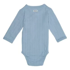 Lodger Solid Overslagromper Lange Mouw - Mt. 50 - Blue Fogg
