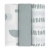 Lässig Hydrofiele Doeken - Strokes Silver Grey - 3 Stuks - 85 x 85 cm