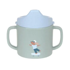 Lässig Tiny Team Dog Tuitbeker - PP/Cellulose - Groen/Blauw