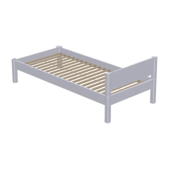 Manis-h Combinatiebed Met Lattenbodem En Hoofdbord - TRITON - 90x160 cm