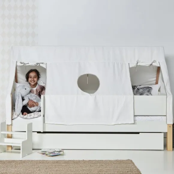 Manis-h FULLA Combinatie Huisbed Met Lattenbodem - 90 x 200 cm