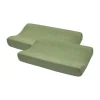 Meyco Aankleedkussenhoes Uni - 2 Stuks - Olive Green