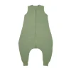 Meyco Baby Slaapzak Jumper Winter Hydrofiel Uni - Pre-Washed Olive Green - 92 cm