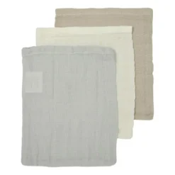 Meyco Baby Uni Inbakerdoek - 2 Stuks - Soft Sand/Greige