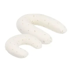 Meyco Baby Uni Relaxhoes Voedingskussen - Pre-Washed Hydrofiel - Soft Olive