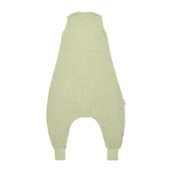 Meyco Baby Uni Zomer Slaapoverall Jumper - 80 cm - Pre-Washed Hydrofiel - Soft Olive