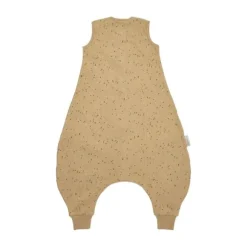 Meyco Rib Mini Spot Jumper Slaapzak - Zomer - 104 cm - Toffee Melange
