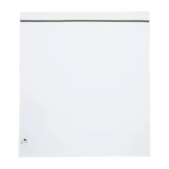Meyco Wieglaken Wit Met Bies Grijs 75 x 100 cm