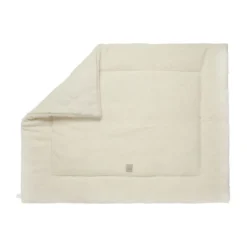 Nanami Boxkleed - 95 x 75 cm - Bio Katoen / Teddy - Naturel / Earth