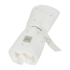 Nanami Hydrofiel doek - 60 x 60 cm - Off-White Leaf