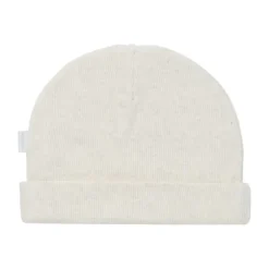 Noppies Nevel Rib Mutsje Cafe Au Lait Melange Prematuur