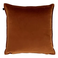Overseas Middlestitch Kussen - 60 x 60 cm– Velours – Beige