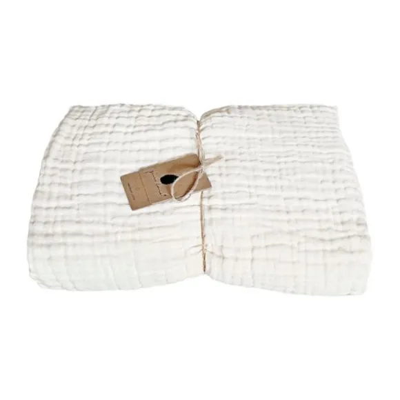 Pine Cone Kadera 4-Lagen Hydrofiele Deken - 120 x 120 cm - Cream
