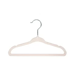 Puck Kledinghanger - Antislip - 6 Stuks - Ecru