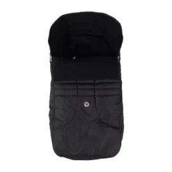Qute Q-Cocoon Fleece Voetenzak - Zwart