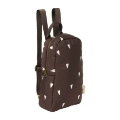 Studio Noos Mini Rugzak - Puffy - Brown Hearts