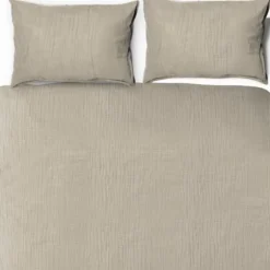 Town & Country Mousseline Dekbedovertrek - 200 x 220 cm - Zand