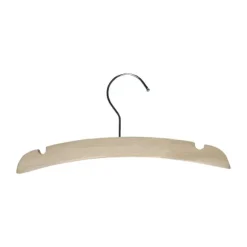 TWF Kledinghanger - 3 Stuks - Hout Clay