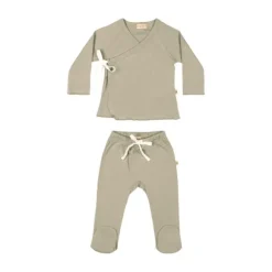 UAUA Kimono Set Met Voetjes Oceano 0-1 mnd