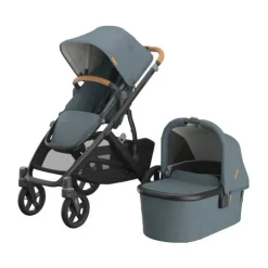 UPPAbaby VISTA V3 Kinderwagen 4-in-1 - Theo | Joolz X Maxi-Cosi Pebble 360 Pro 2 Autostoeltje | Maxi-Cosi FamilyFix 360 Pro