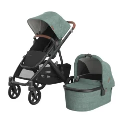 UPPAbaby VISTA V3 Kinderwagen 4-in-1 - Theo | Joolz X Maxi-Cosi Pebble 360 Pro 2 Autostoeltje | Maxi-Cosi FamilyFix 360 Pro
