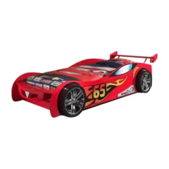 Vipack Lemans Autobed Rood 90 x 200 cm
