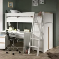 Vipack London Opbergkast Antraciet 2-Deurs