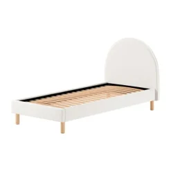 Vipack Moon Bed - 90 x 200 cm - Boucle Groen