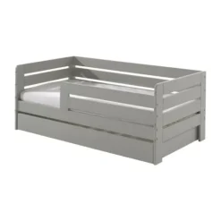 Vipack Toddler Ledikant Horizontaal Grijs 70 x 140 Cm
